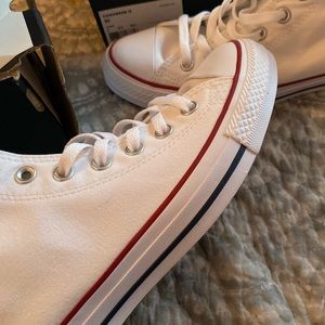 White Converse High Top